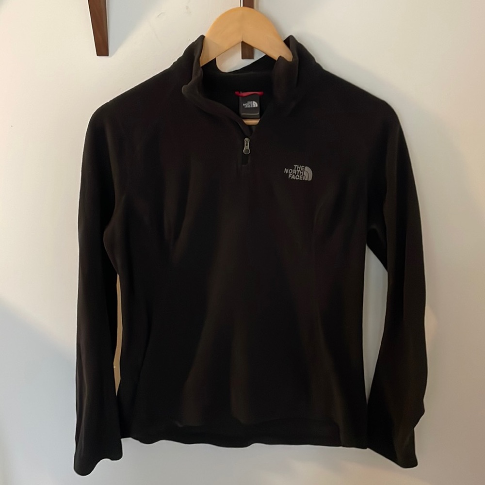 Northface Black Fleece Quarter Zip Size S